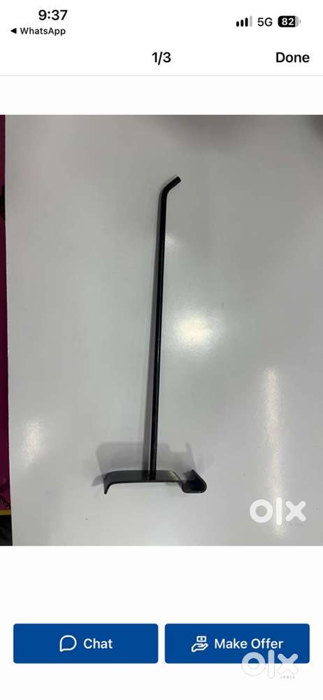 12 Inch Heavy Duty Slotted Channel Hooks (Black)