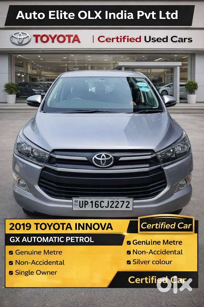 Toyota Innova Crysta 2.7 Gx Limited Edition At 7 Str, 2019, Petrol