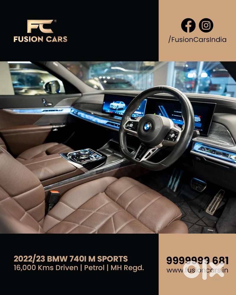Bmw 7 Series 740i M Sport Petrol Automatic, 2023, Petrol