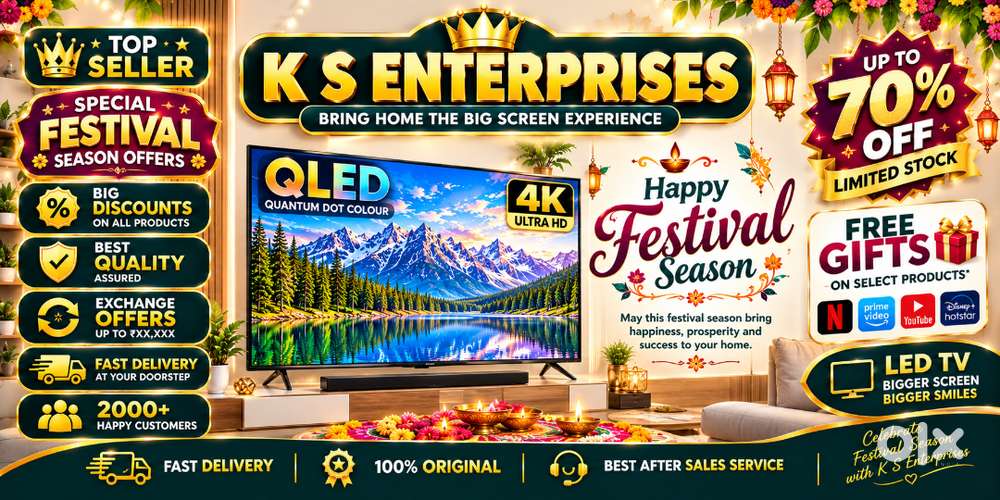 50 INCH LED TV, 4K UHD, VOICE COMMAND @ 22,999/- ONLY.