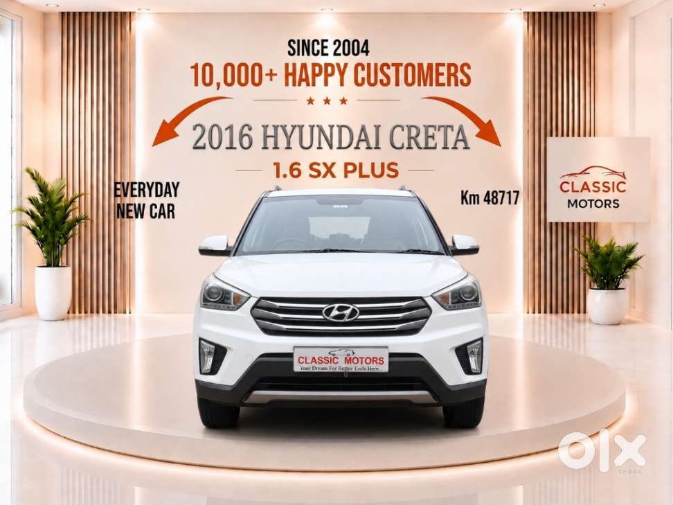 Hyundai Creta 1.6 Sx Plus Petrol At, 2017, Petrol