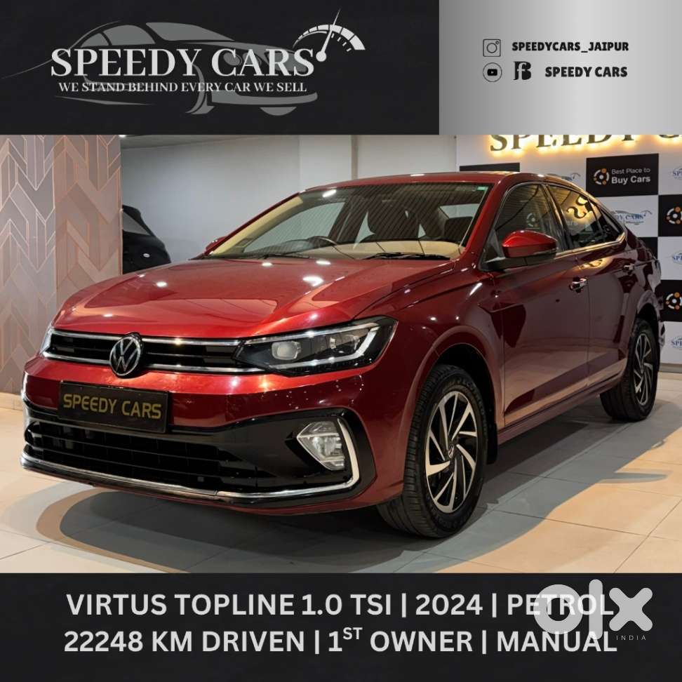 Volkswagen Virtus Topline 1.0 Tsi Mt (electric Seats), 2024, Petrol