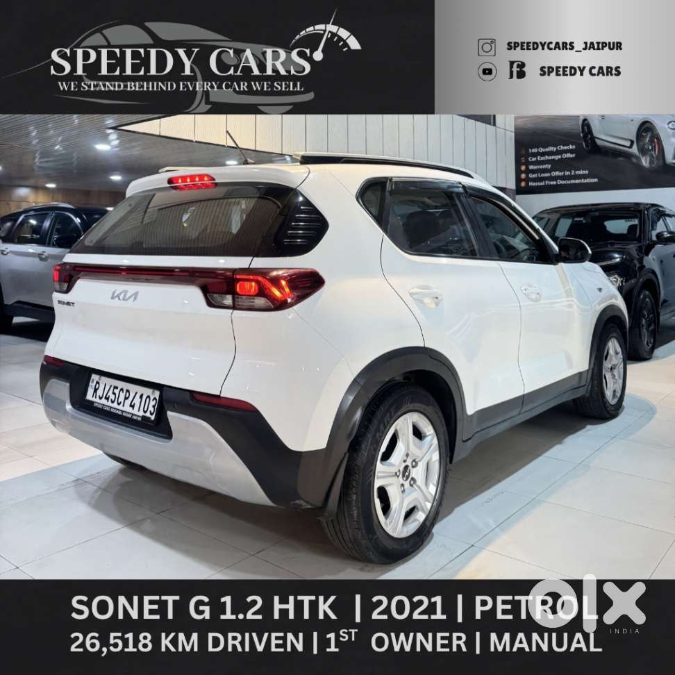 Kia Sonet 1.2 Htk, 2021, Petrol