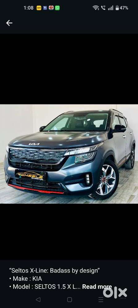 Kia Seltos 1.5 X-line Diesel At, 2022, Diesel