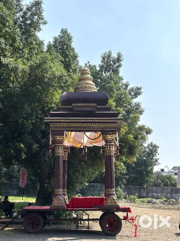 23 FT FRP/Fiber Temple Mandap Structure | Ganpati Mandap |