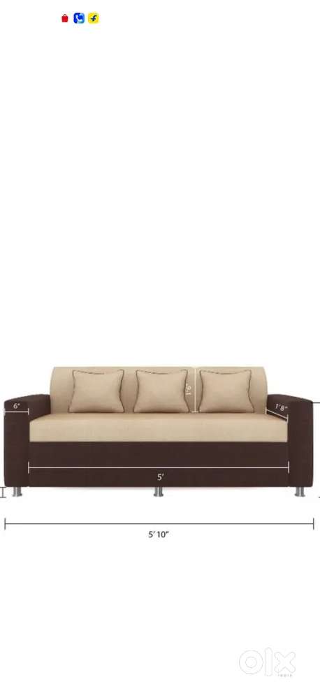 Sofa with no damage like new