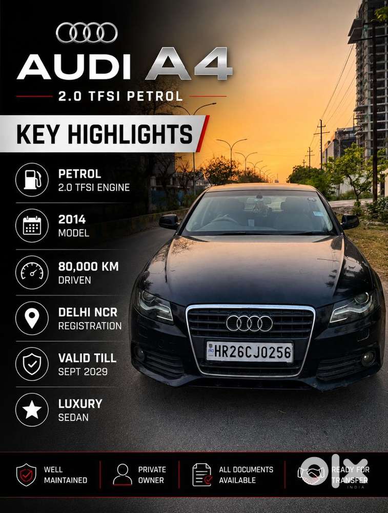 Audi A4 Petrol 2014