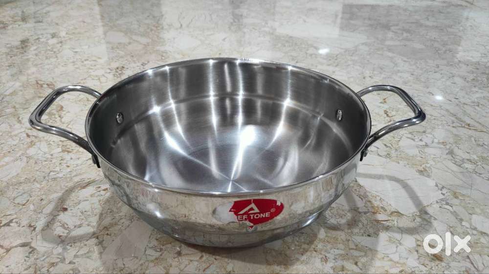 Idly Kadai - Stainless Steel 28 cm