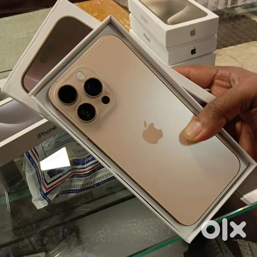 IPHONE 16PROMAX ROSE GOLD COLOR BOX BILL AVAILABLE