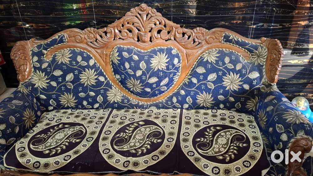 Wooden sofa