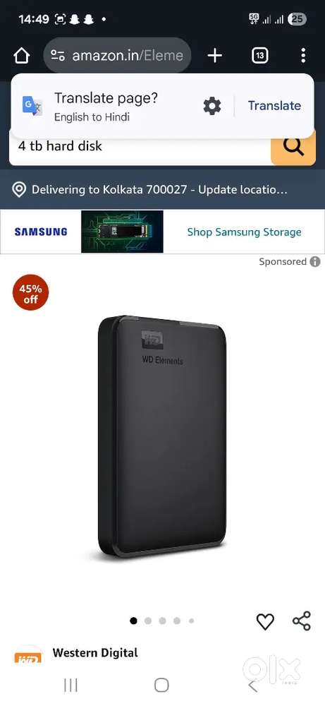 External Harddisc