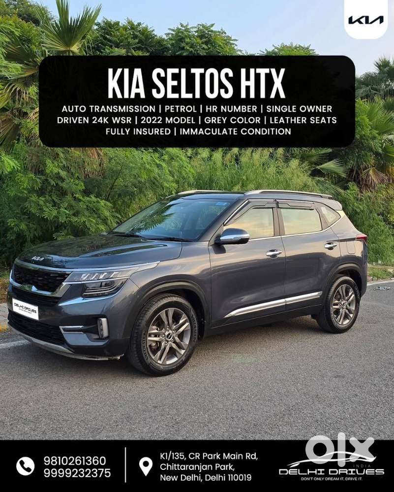 Kia Seltos Htx Ivt G, 2022, Petrol