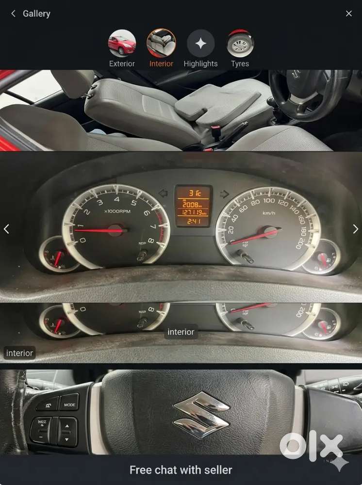 Maruti Suzuki Swift Zxi Abs Petrol 2014  Fiery Red  Well Maintained