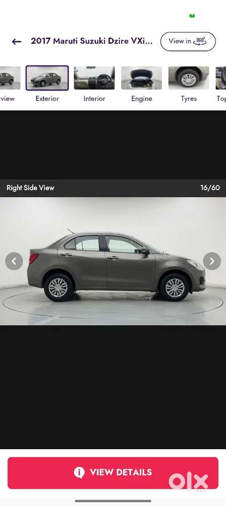 Maruti Suzuki Dzire 2017 Petrol 58500 Km Driven