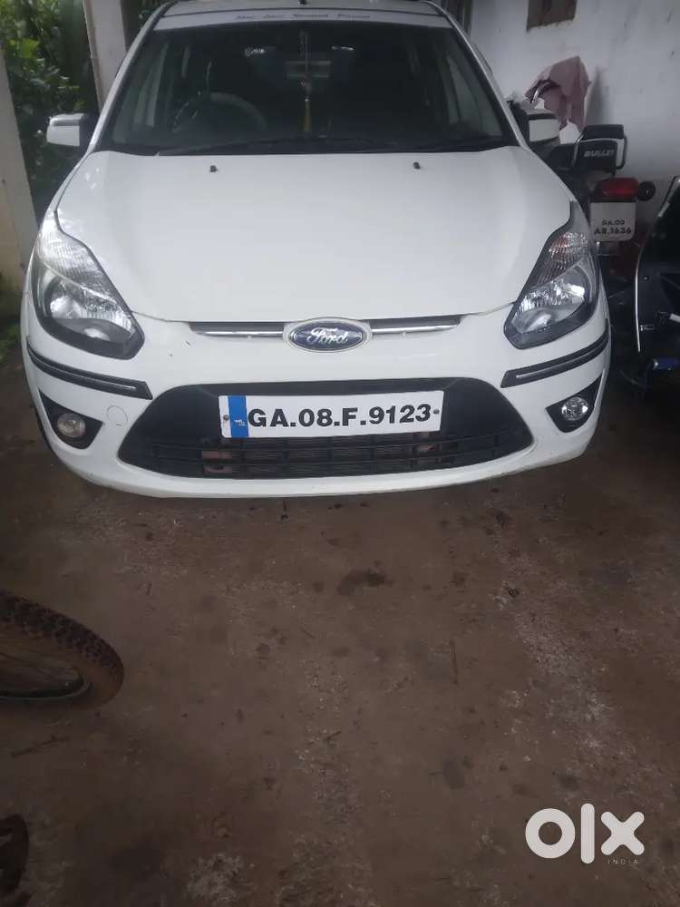 White Ford Figo