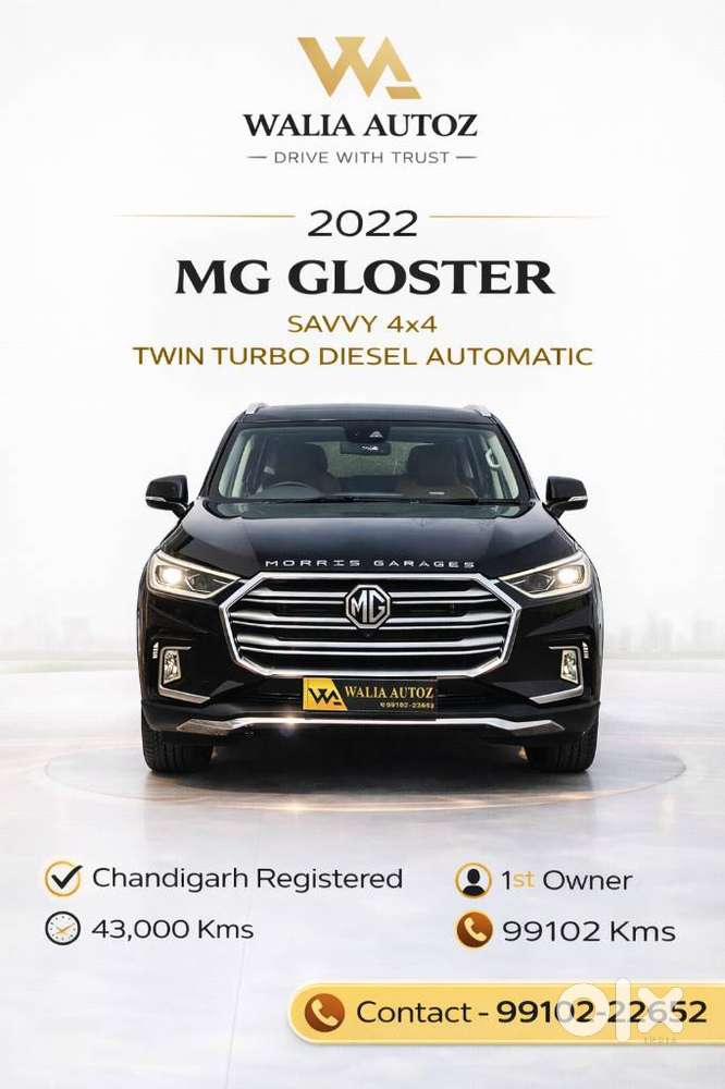 Mg Gloster Savvy 6 Seater, 2022, Diesel