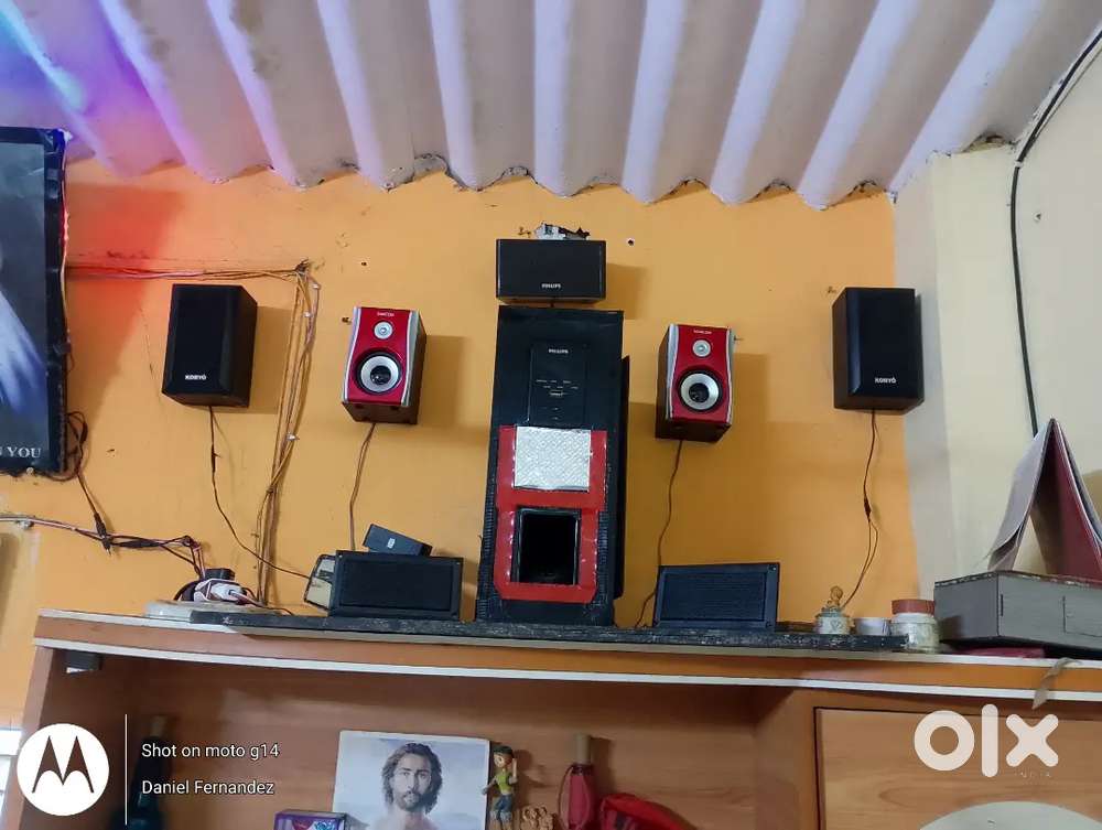 Philips home theatre 5.1 excellent with good bass and clarity sound