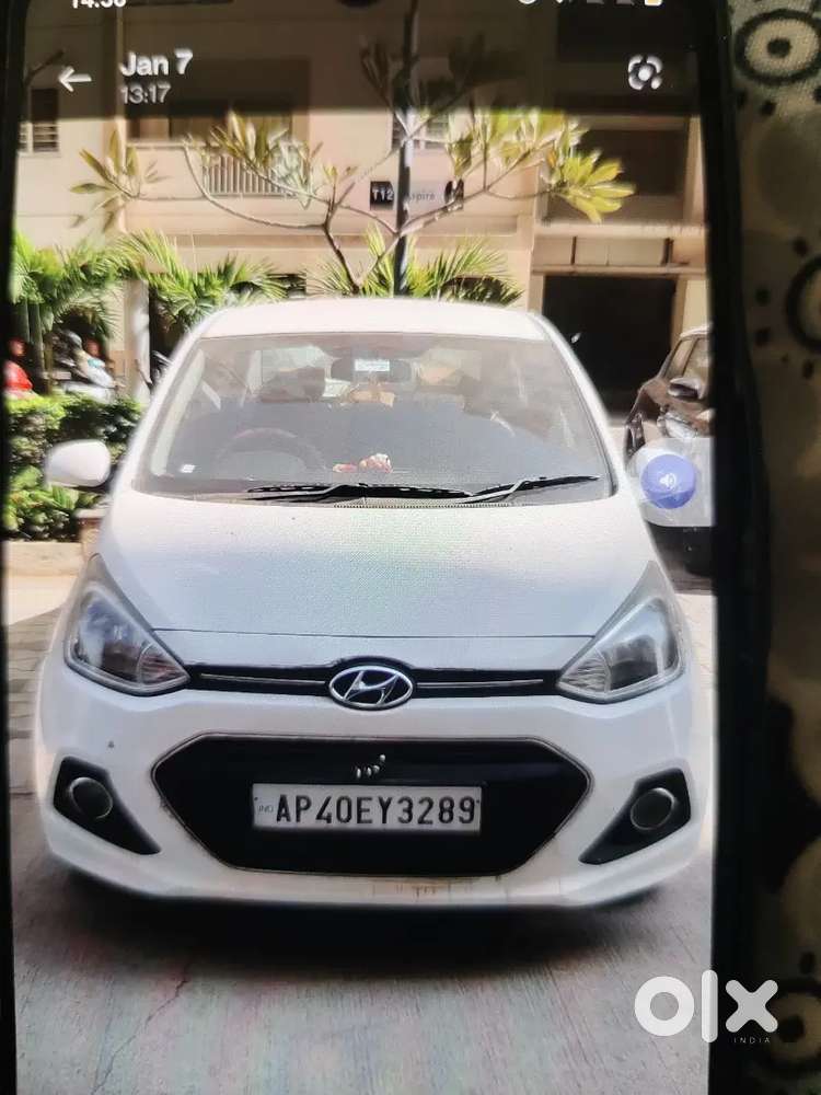 Hyundai Xcent 2016 White, Cng & Hybrids 96000 Km Driven