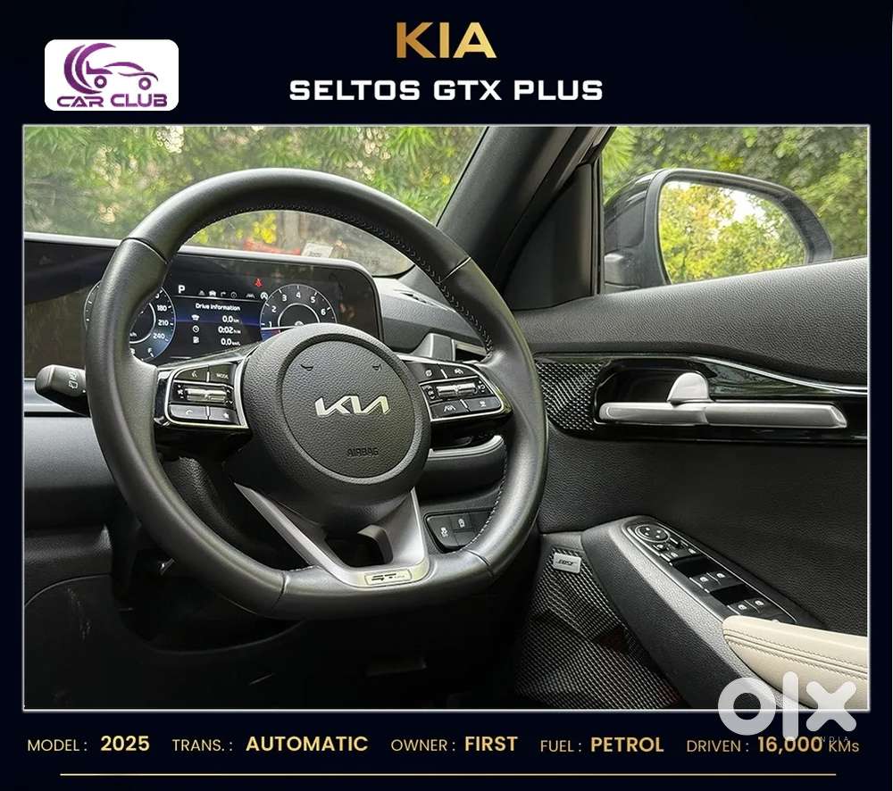 Kia Seltos Gtx Plus 1.5 Turbo Petrol Dct, 2025, Petrol