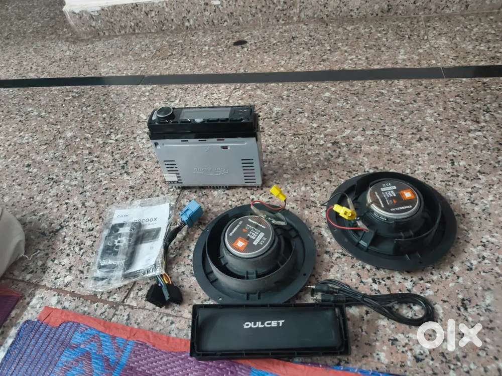 Dulcet Stereo With Two 850 watt twitter Car speaker