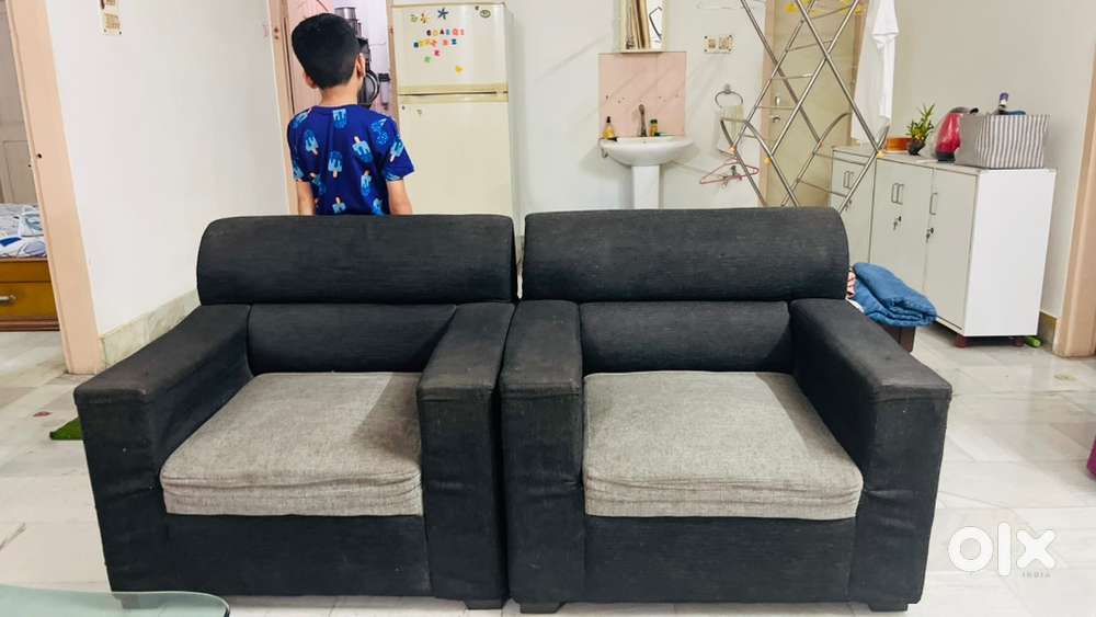 3+1+1 Sofa Set with Large Glass Centre Table – Combo Deal