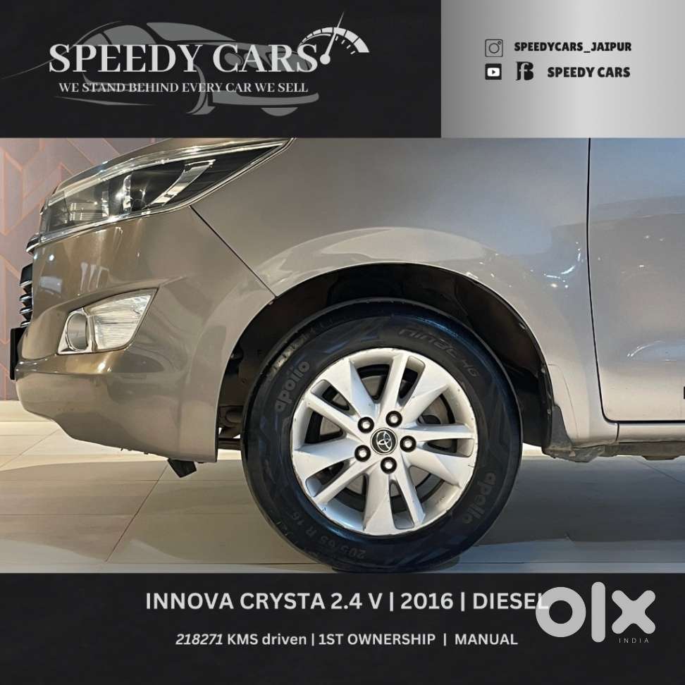 Toyota Innova Crysta 2.4 V 8 Str, 2016, Diesel