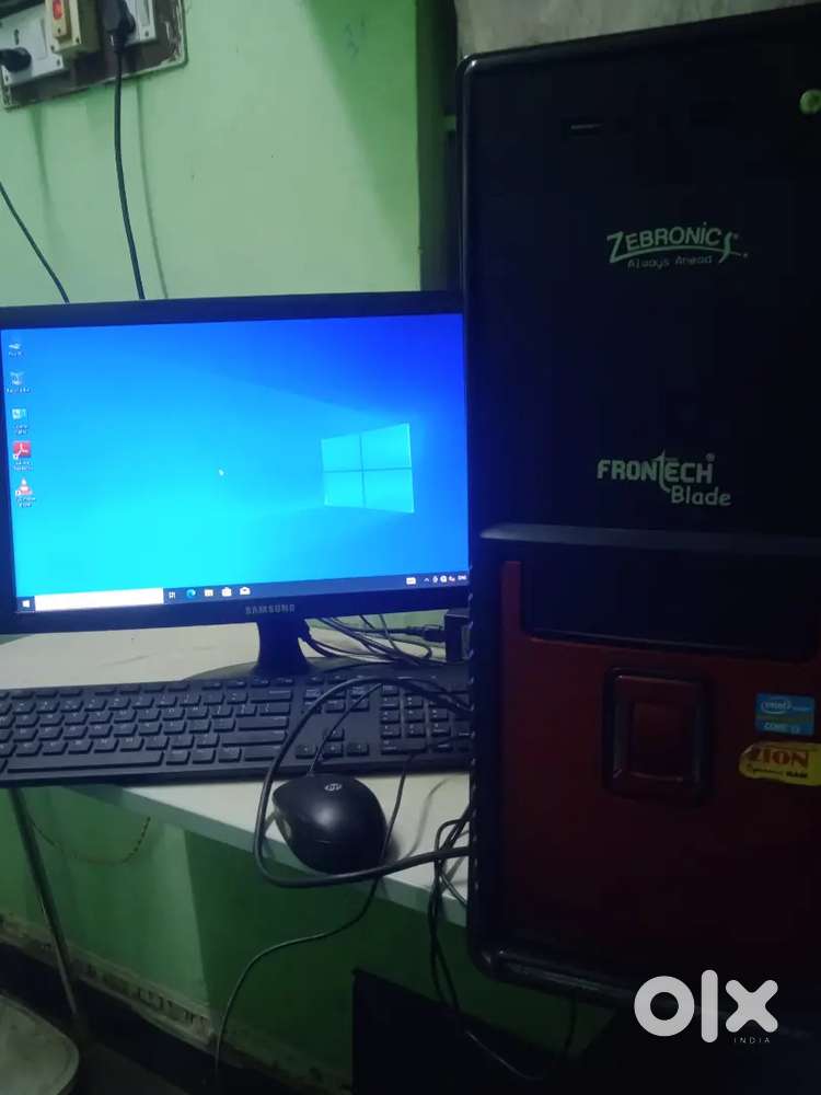 Desktop intel i3 3gen 8gb 500gb 19 monitor k/m full set