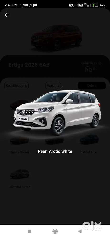 Maruti Ertiga Vxi 2026
