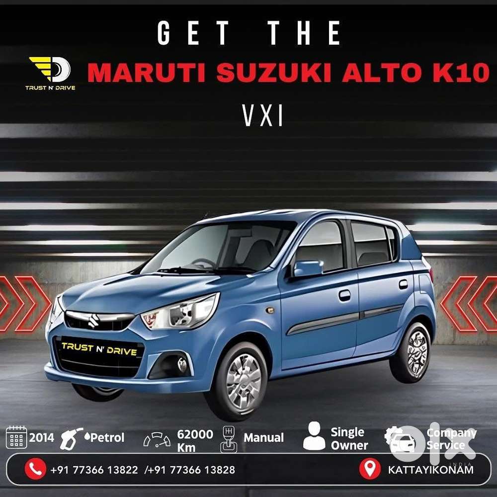 Maruti Suzuki Alto K10 Vxi (o), 2014, Petrol