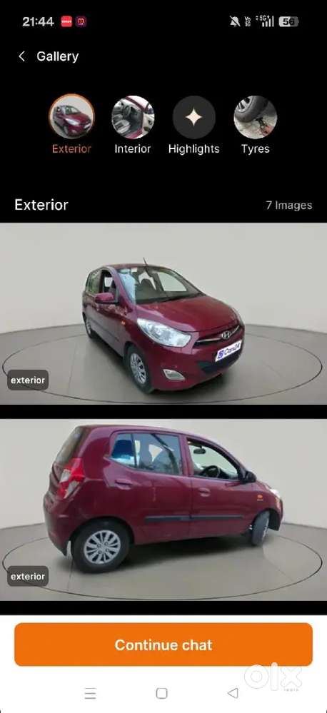 Hyundai I10 2013 Petrol 63000 Km Driven