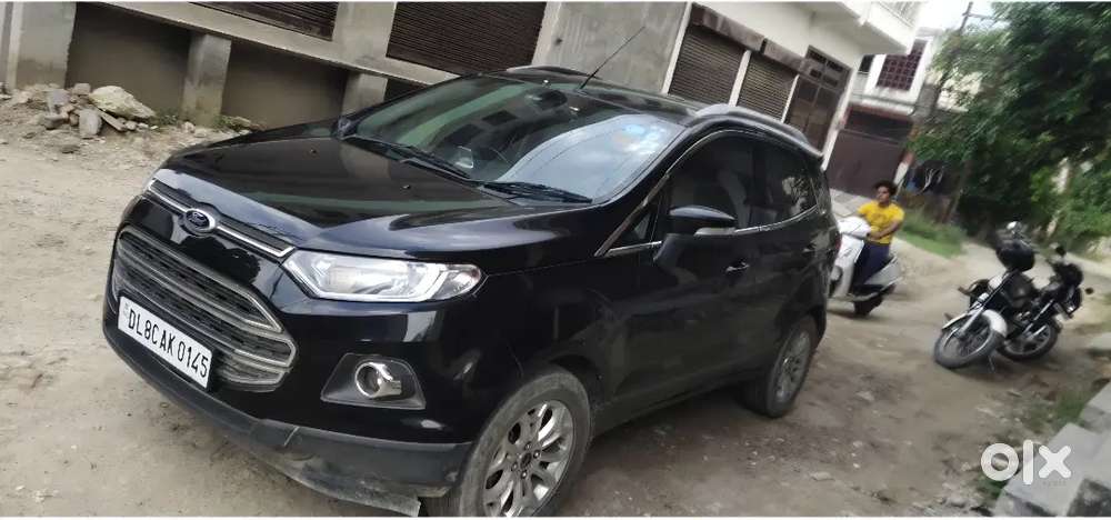 Automatic Ford Ecosport 2015 Car With Front Both New Tyres Cng Fitted