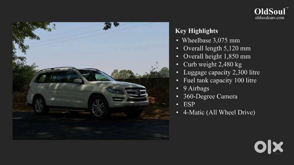 Drive Home Your Mercedes Benz Gl350 Suv For Inr 32l Only