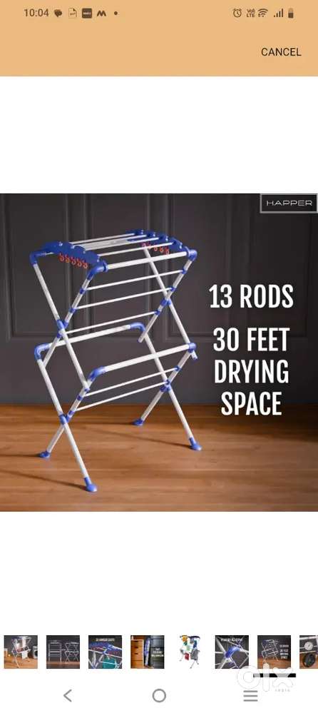 Clothes drying rack