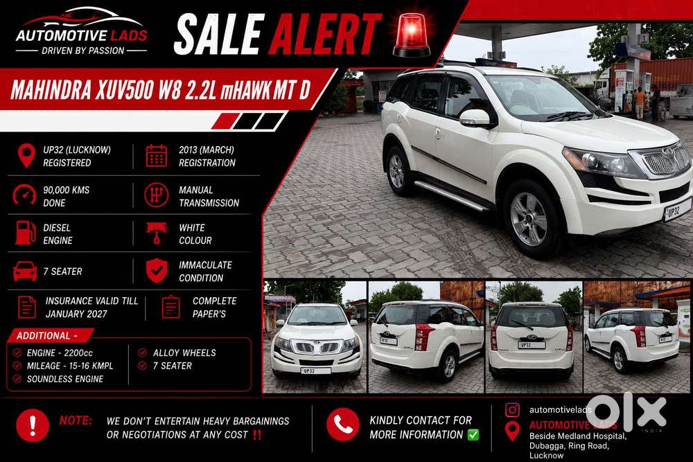 Mahindra Xuv500 W8 4wd, 2013, Diesel