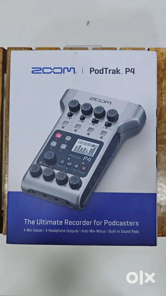 Zoom PodTrak-P4 Podcast Recorder - TVs, Video - Audio in undefined