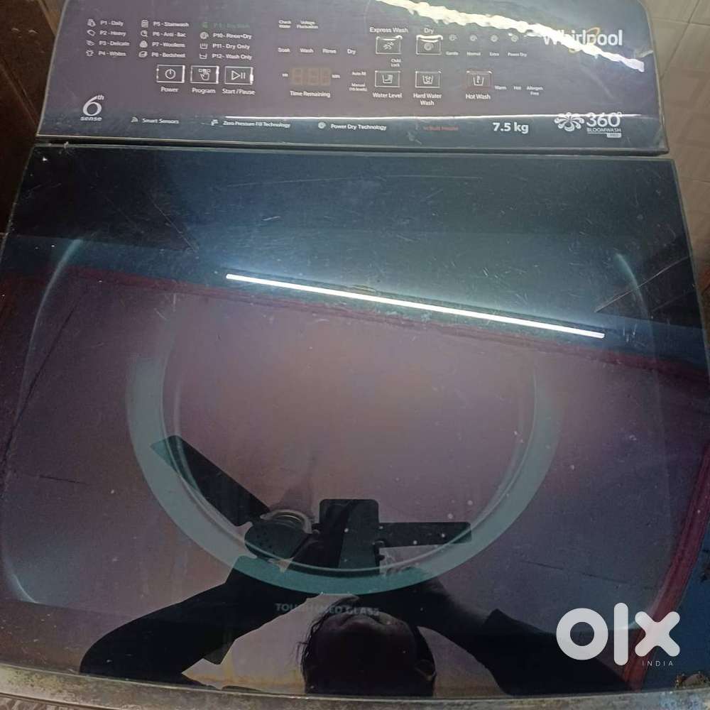 7.5kg colour - graphite , whirpool , fully automatic machine