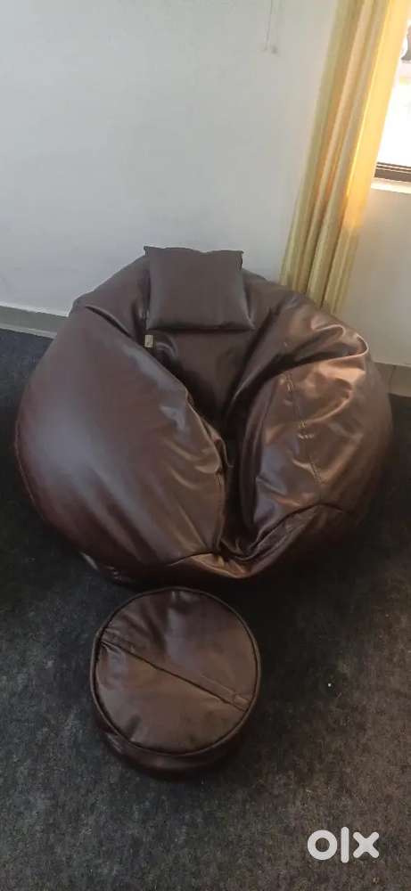 9xl bean bag leather
