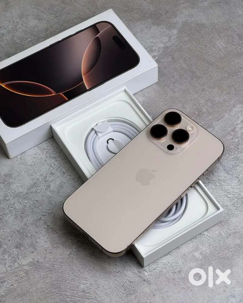 APPLE IPHONE 16PROMAX BOX BILL PHONE CONDITION AS EXCILLENT, ALL COLOR