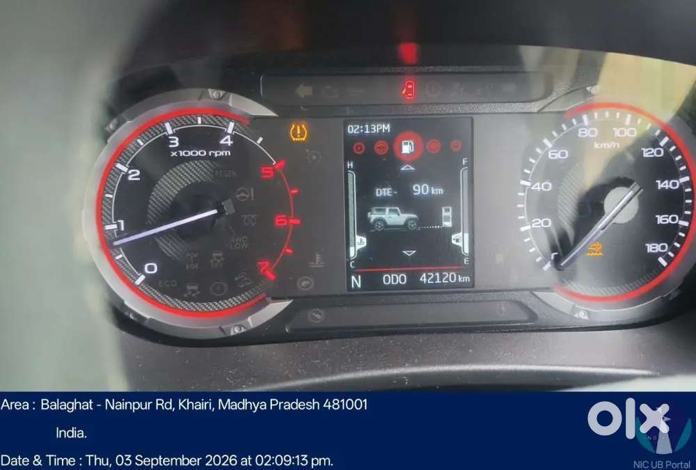 Mahindra Thar 2023 Diesel 40000 Km Driven