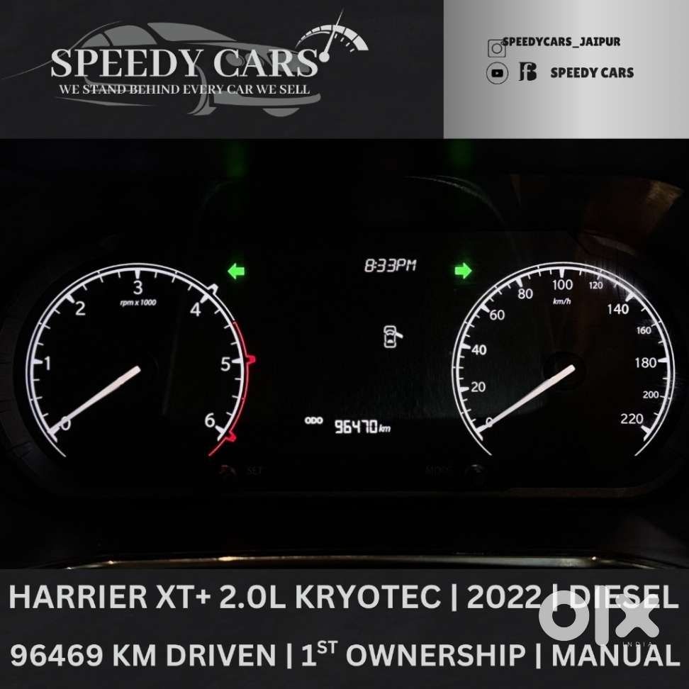 Tata Harrier 2.0 Kryotec Xt Plus Dark Edition, 2022, Diesel