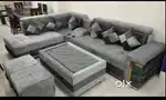Sunday offer buy new sofa 8500, L size sofa 13990/-  EMI on bajaj