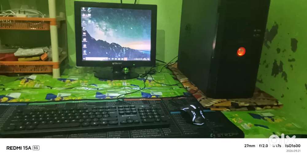 Computer setup 10 GB RAM 512 hard disc 128 GB SSD