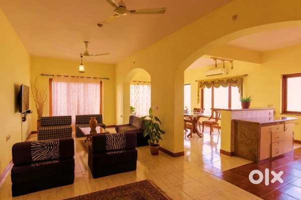  4 BHK FULLY FURNISHED BEAUTIFUL VALLEY AND SEA VIEW AT DONA PAULA
