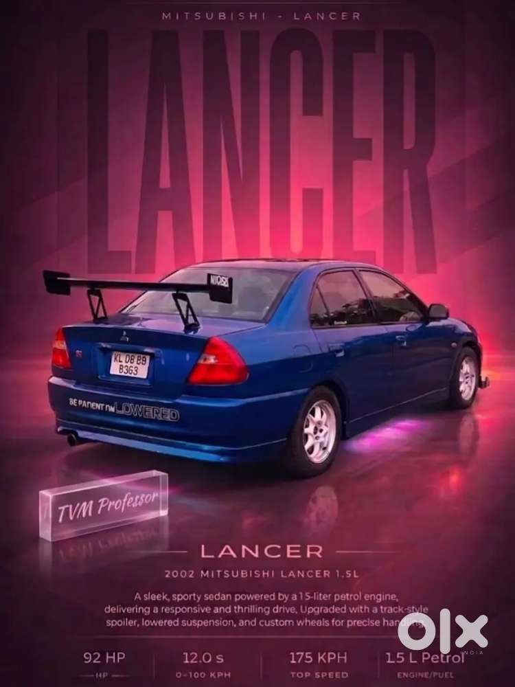 Modified Mitsubishi Lancer Stx (2002 1.5l Petrol Borla Valvetronic