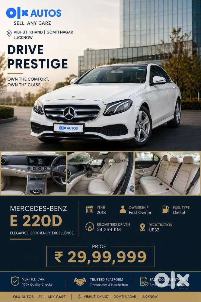 Mercedes-benz E-class E 220 D, 2018, Diesel