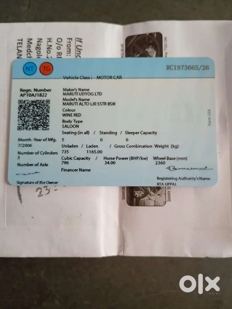 Maruti Suzuki Alto 2006 Petrol 33000 Km Driven