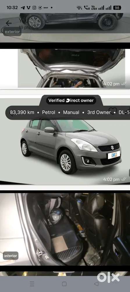 Maruti Suzuki Swift Zxi (petrol + Cng) - 2014  Excellent Condition
