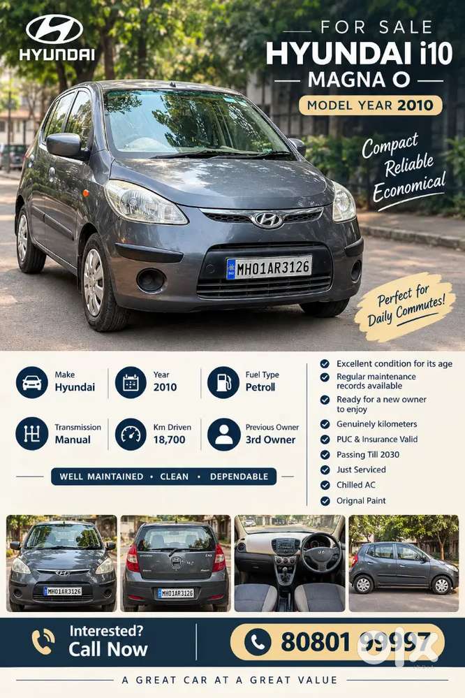 Hyundai I10 Magna O 2010 Car