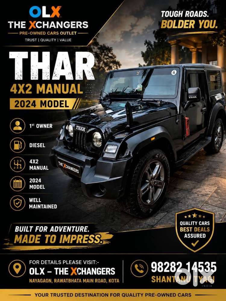 Mahindra Thar Lx D 4wd At, 2024, Diesel