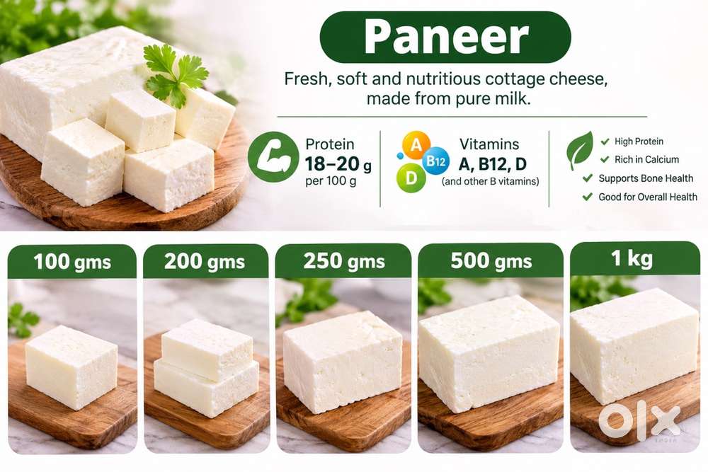 Fresh Paneer &ndash; Protein-Rich Goodness